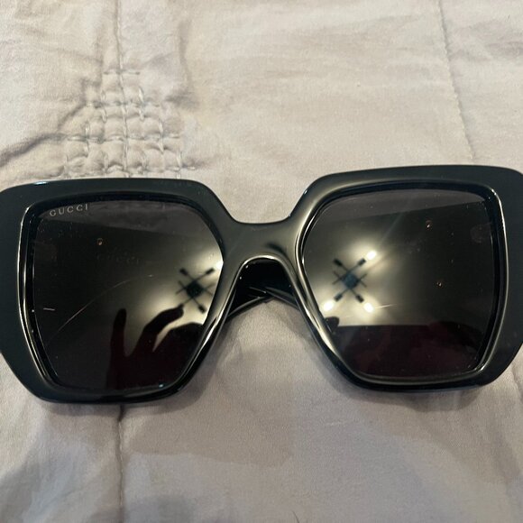 Gucci Square Sunglasses, 54mm main image 4